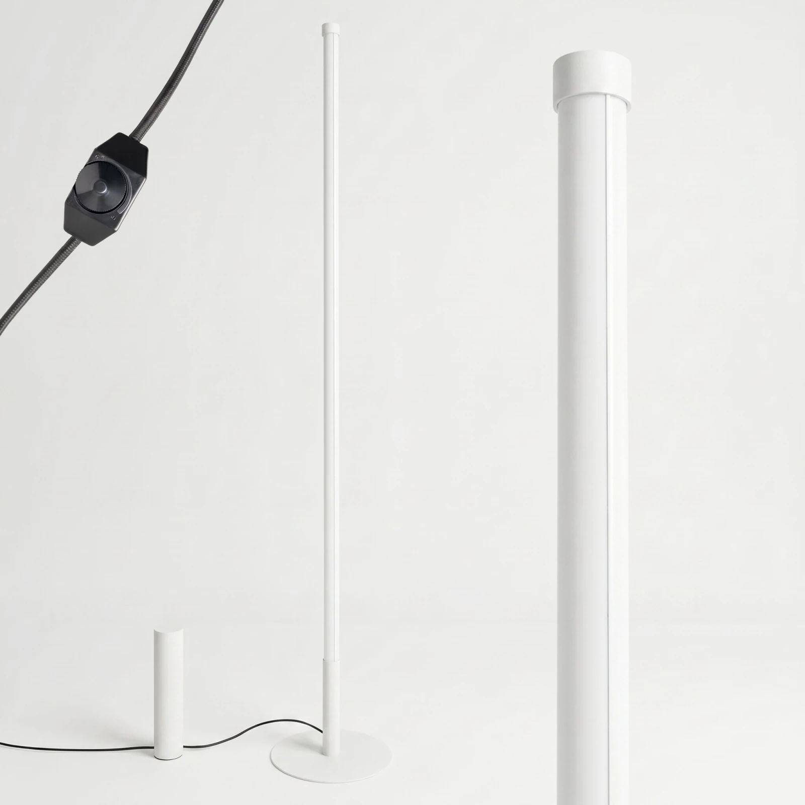 Floor Lamp 39W – Linear White, Push Dim/DALI