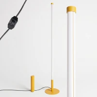 Floor lamp 40W – linear, yellow, DALI dimmable - Image 2