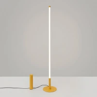 Floor lamp 40W – linear, yellow, DALI dimmable - Image 1