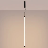 Pendant LED lamp 26W – linear, black, DALI dimmable - Image 1