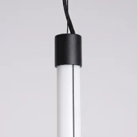 Pendant lamp 200 cm – linear, black, DALI dimmable - Image 6