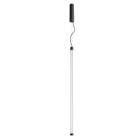 Pendant lamp 200 cm – linear, black, DALI dimmable - Image 3