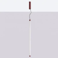 LED pendant lamp 26W – linear, burgundy, DALI dimmable - Image 4