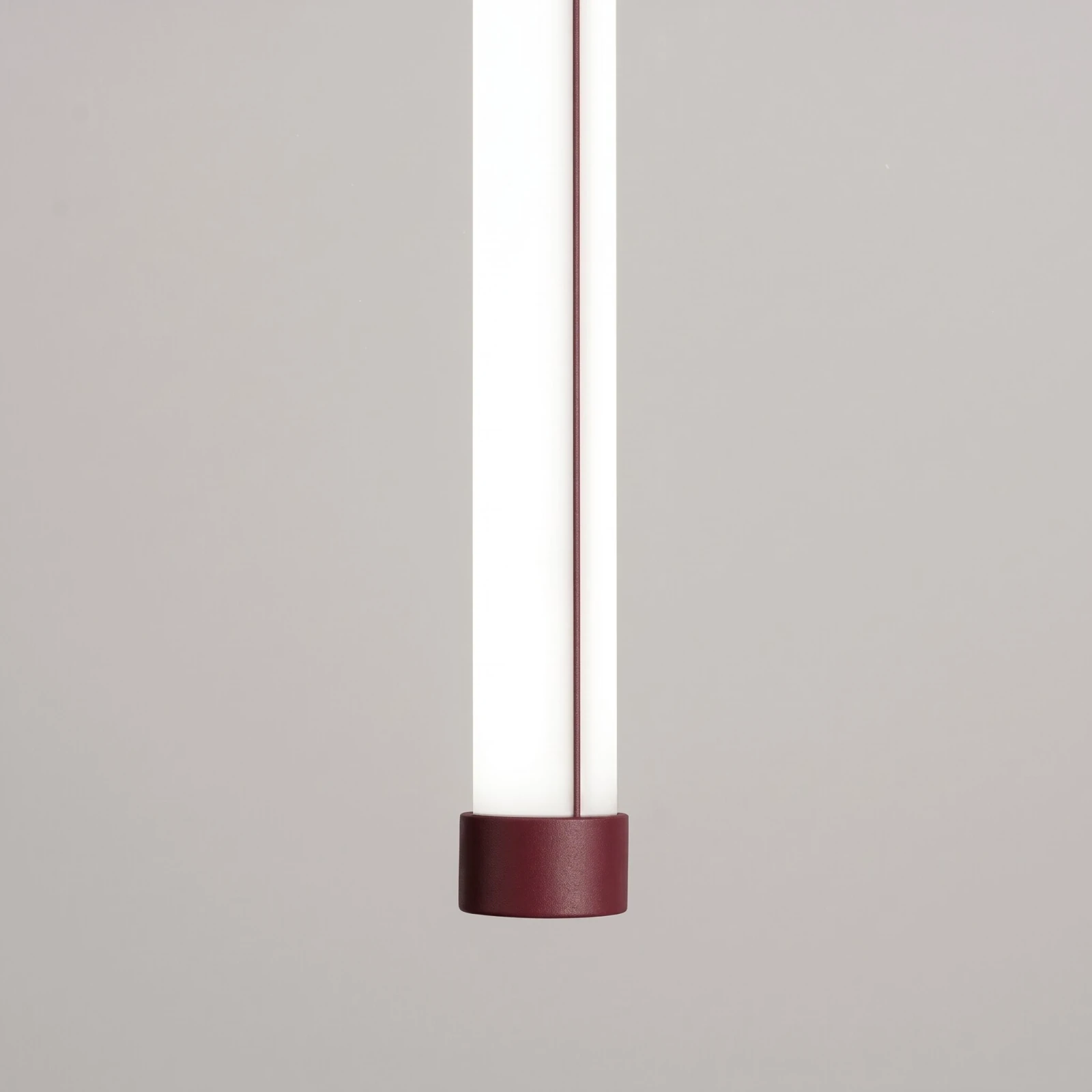 Pendant lamp 26.6 W – linear, burgundy, CRI98