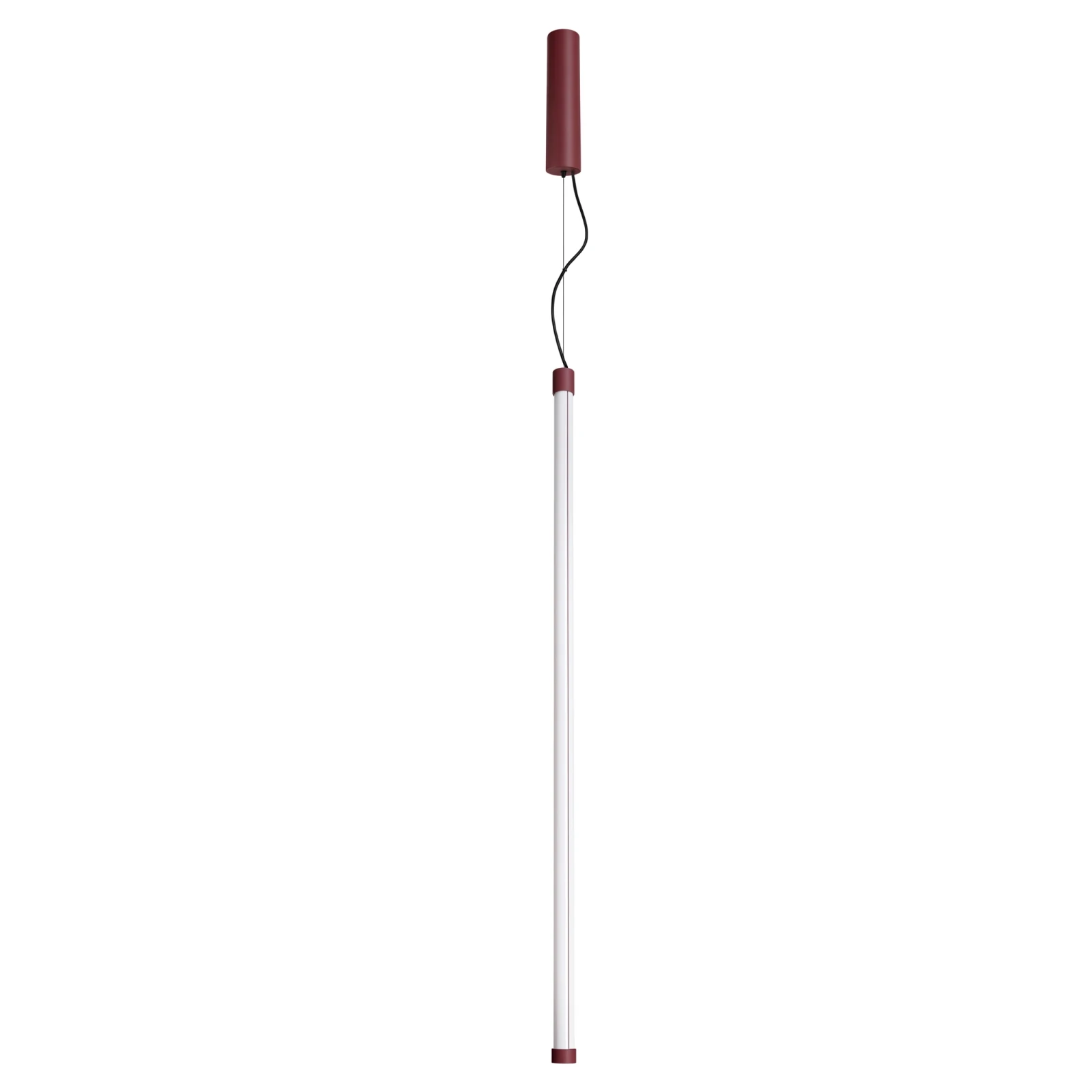 Pendant lamp 26.6 W – linear, burgundy, CRI98