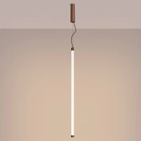 Pendant lamp 26W – linear, brown, DALI dimmable - Image 4
