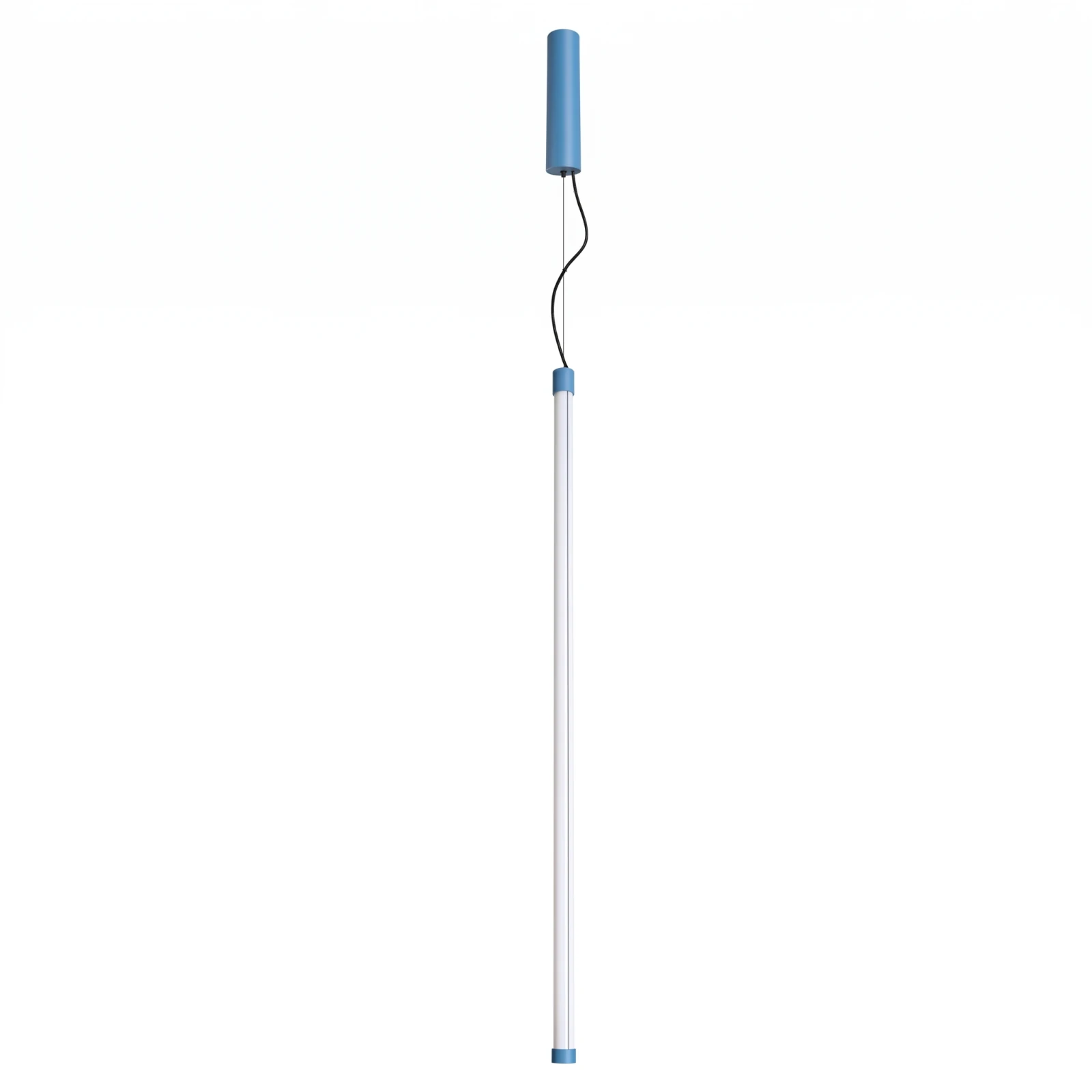 Pakabinamas šviestuvas 200 cm – linijinis, šviesiai mėlynas, CRI98