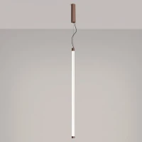 Pendant lamp 200 cm – linear, mocha, CRI98 LED - Image 1