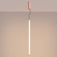 Pakabinamas LED šviestuvas 26W – linijinis, persikinis, DALI valdymas - Nuotrauka 1