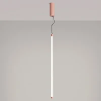 Pakabinamas šviestuvas 200 cm – linijinis, persikinis, CRI98 LED - Nuotrauka 4