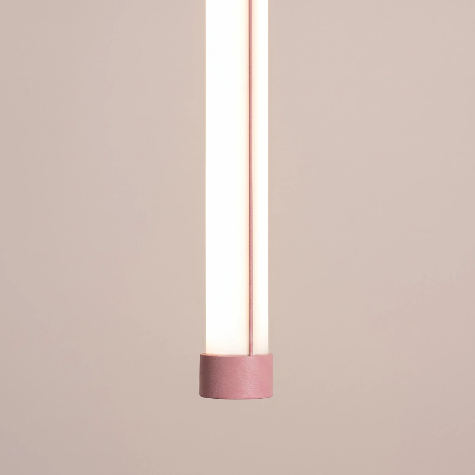 Pendant LED lamp 26W – linear, pink, DALI dimmable