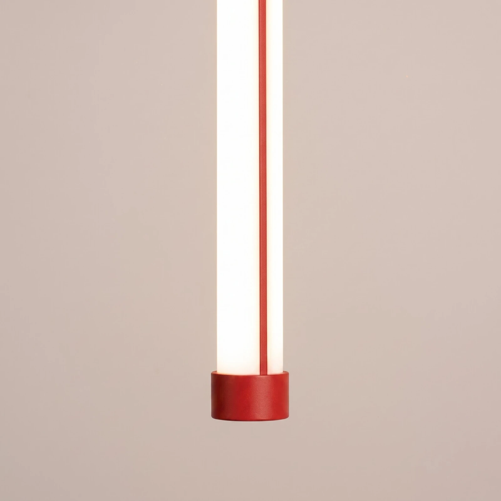 Pakabinamas šviestuvas 200 cm – linijinis, raudonas, LED 3000K