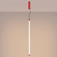 Pakabinamas šviestuvas 200 cm – linijinis, raudonas, LED 3000K - Nuotrauka 1