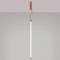 Pakabinamas šviestuvas 200 cm – linijinis, raudonas, CRI98 LED - Nuotrauka 1