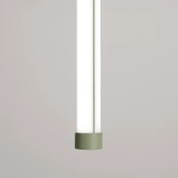 Pendant lamp 26.6W – linear, sage, CRI98 - Image 5