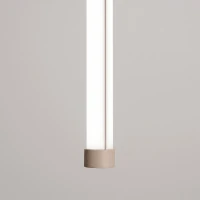 Pendant lamp 200 cm – linear, taupe, CRI98 - Image 5