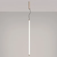 Pendant lamp 200 cm – linear, taupe, CRI98 - Image 1