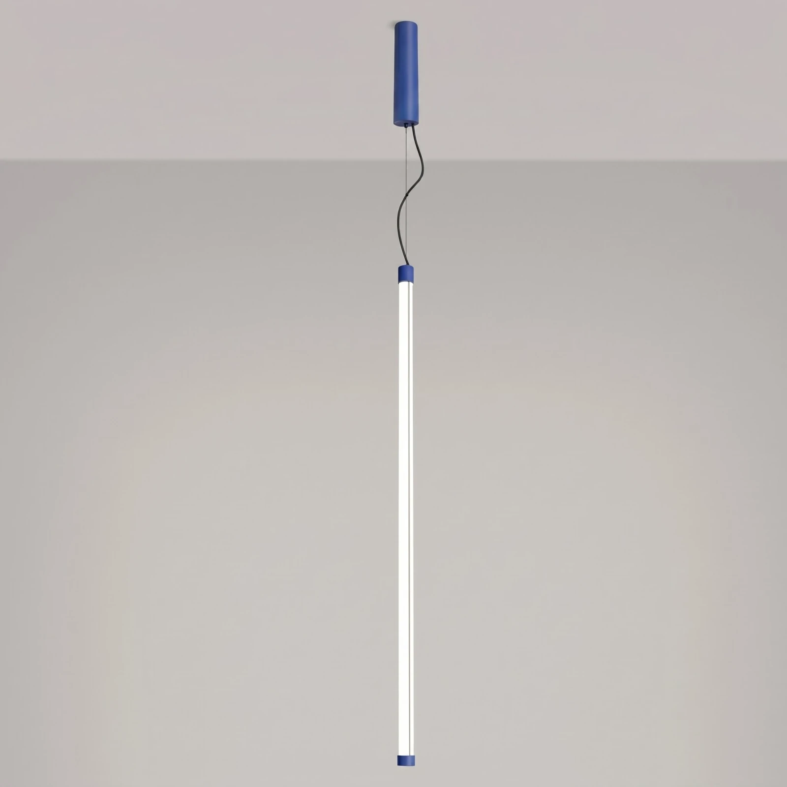 Pendant LED 26.6W – linear, ultramarine, DALI