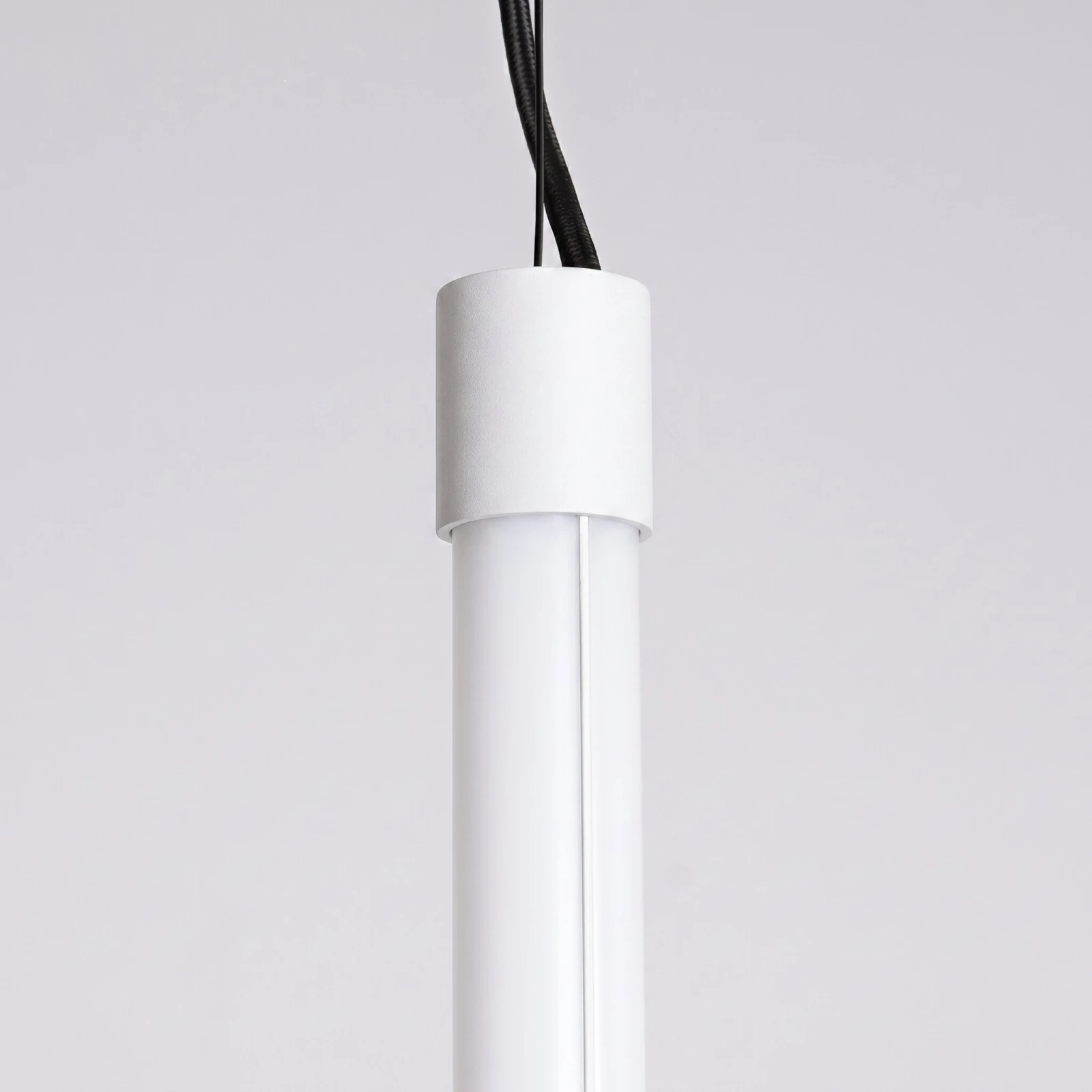 Pendant LED lamp 200 cm – linear, white, DALI dimmable
