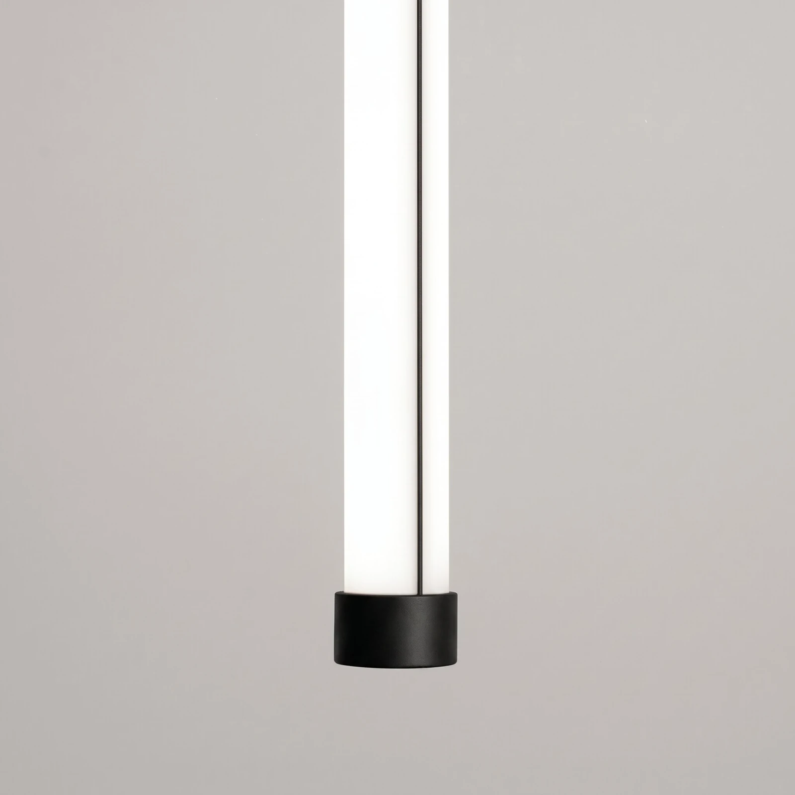 Pendant LED light 13.3W – linear, black, DALI dimmable