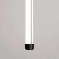 Pendant LED light 13.3W – linear, black, DALI dimmable - Image 5