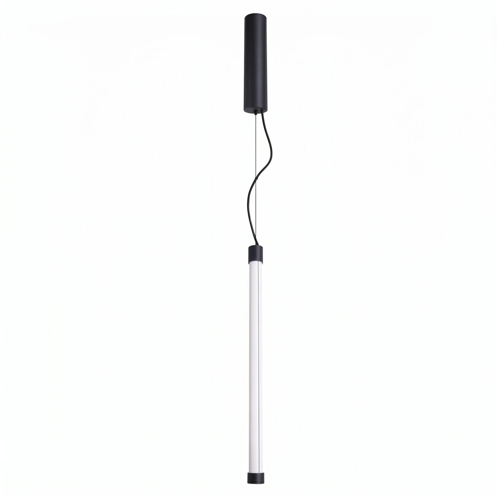 Pendant LED light 13.3W – linear, black, DALI dimmable