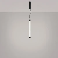 Pendant LED light 13.3W – linear, black, DALI dimmable - Image 1