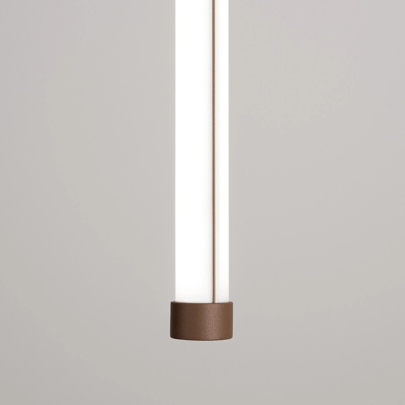 Pendant LED lamp 200 cm – linear, brown, CRI98