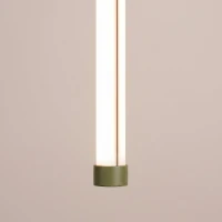Pendant lamp 13W – linear, olive green, DALI - Image 5