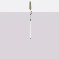 Pendant lamp 13W – linear, olive green, DALI - Image 4