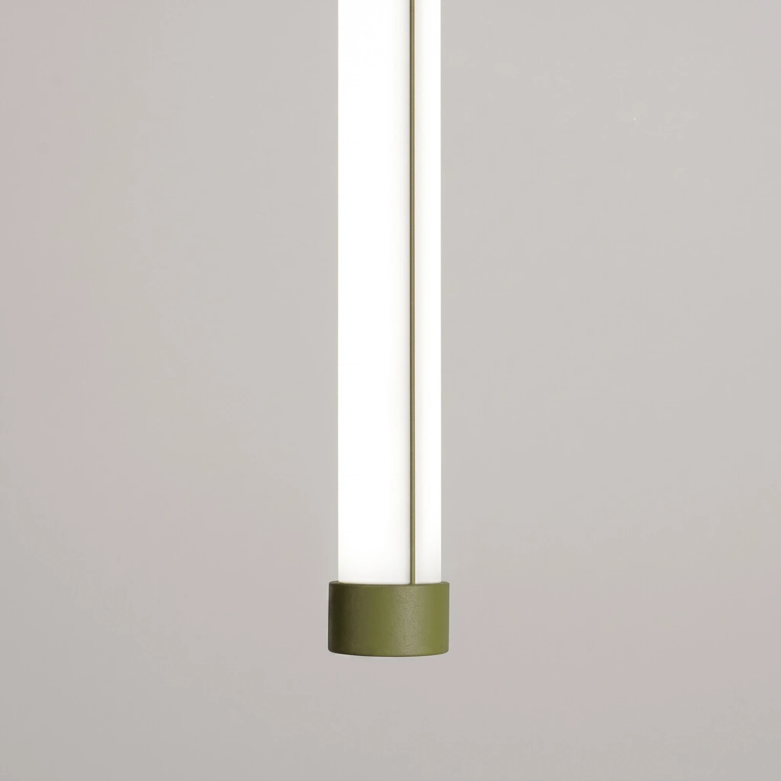 Pendant lamp 200 cm – linear, olive green, CRI98