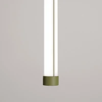 Pendant lamp 200 cm – linear, olive green, CRI98 - Image 5