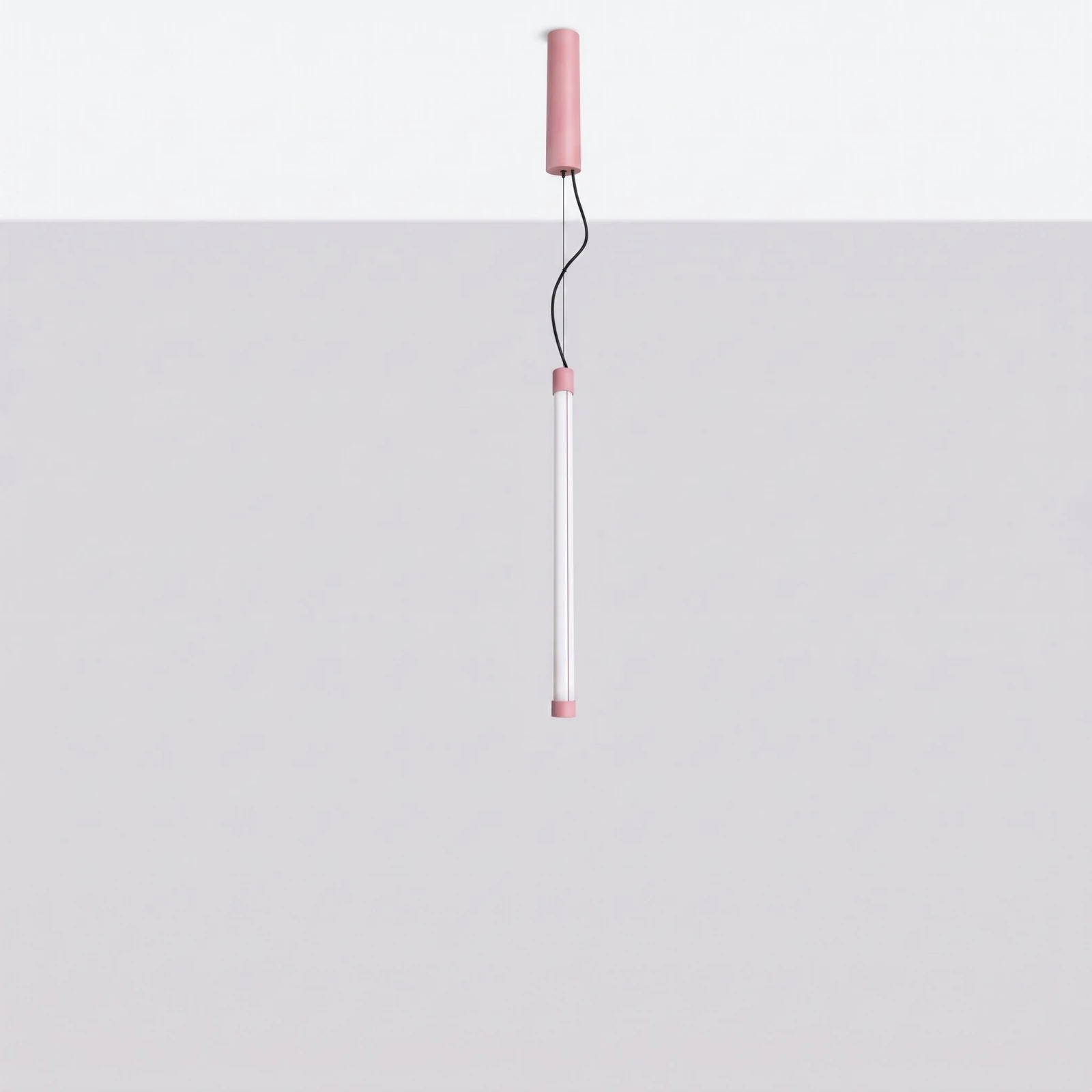 Pendant lamp 200 cm – linear, pink, CRI98 LED