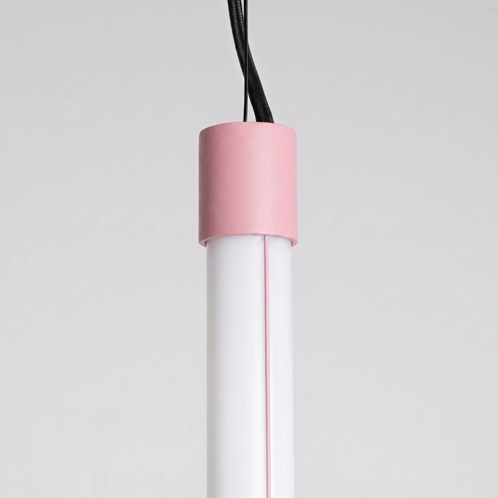 Pendant lamp 200 cm – linear, pink, CRI98 LED