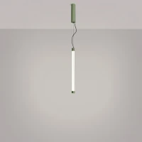 Pendant lamp 13.3W – linear, sage, DALI dimmable - Image 1