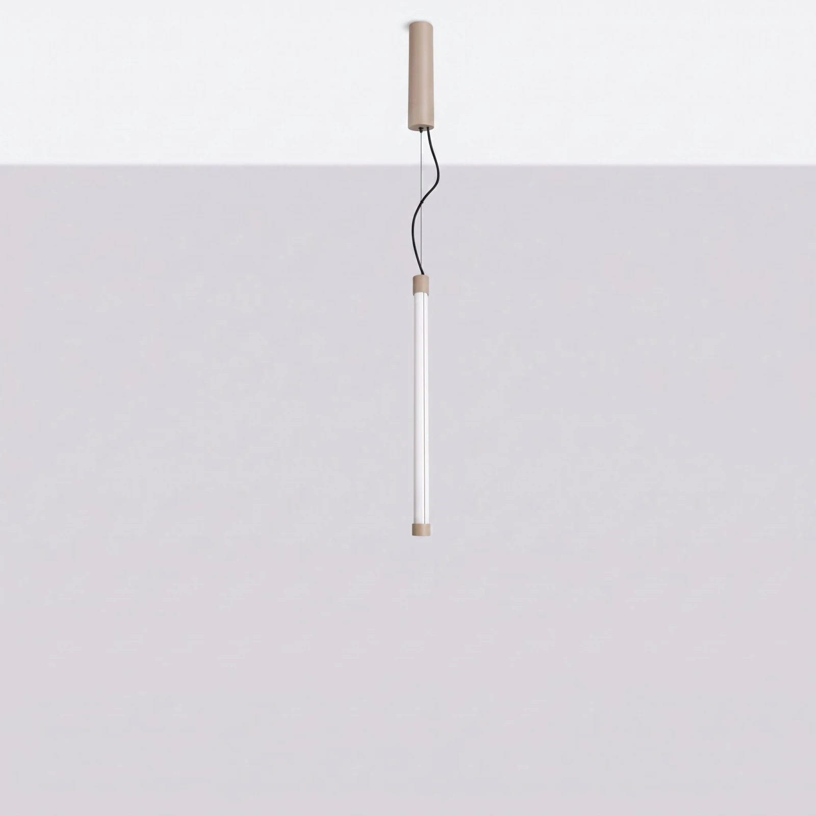 Pendant lamp 13.3W – linear, taupe, CRI98