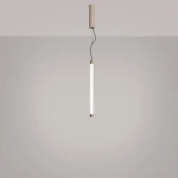 Pendant lamp 13.3W – linear, taupe, CRI98 - Image 1