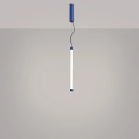 Pendant LED 13.3W – linear cylinder, ultramarine, CRI98 - Image 1