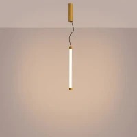 Pendant lamp 13W – linear, yellow, DALI dimmable - Image 1