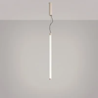Pakabinamas šviestuvas 200 cm – linijinis, smėlinis, DALI valdymas - Nuotrauka 1