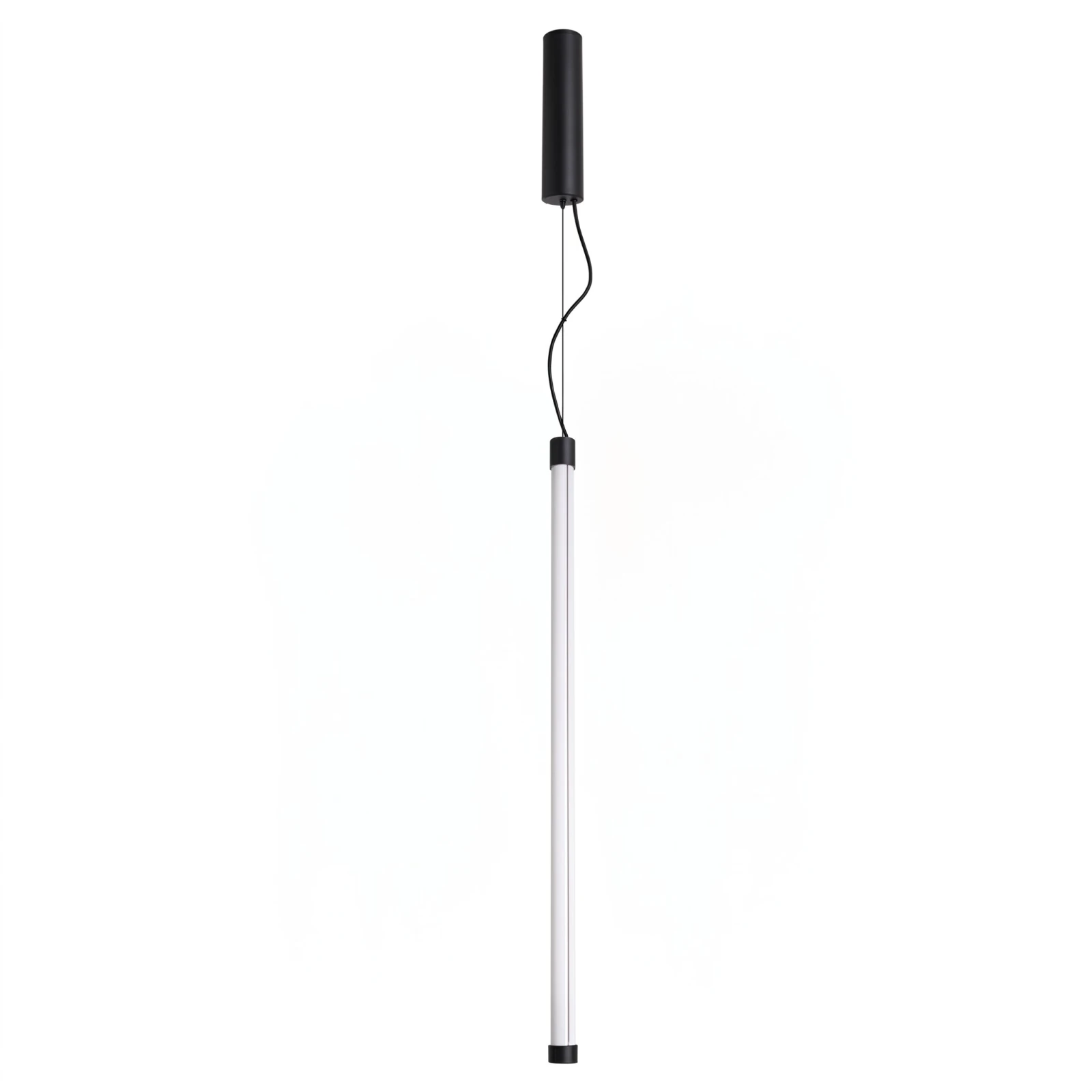 Pakabinamas LED šviestuvas 200 cm – linijinis, juodas, CRI98