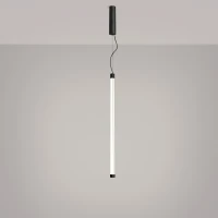 Pakabinamas LED šviestuvas 200 cm – linijinis, juodas, CRI98 - Nuotrauka 1