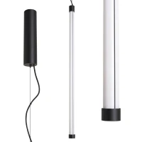 Pakabinamas LED šviestuvas 200 cm – linijinis, juodas, CRI98 - Nuotrauka 2