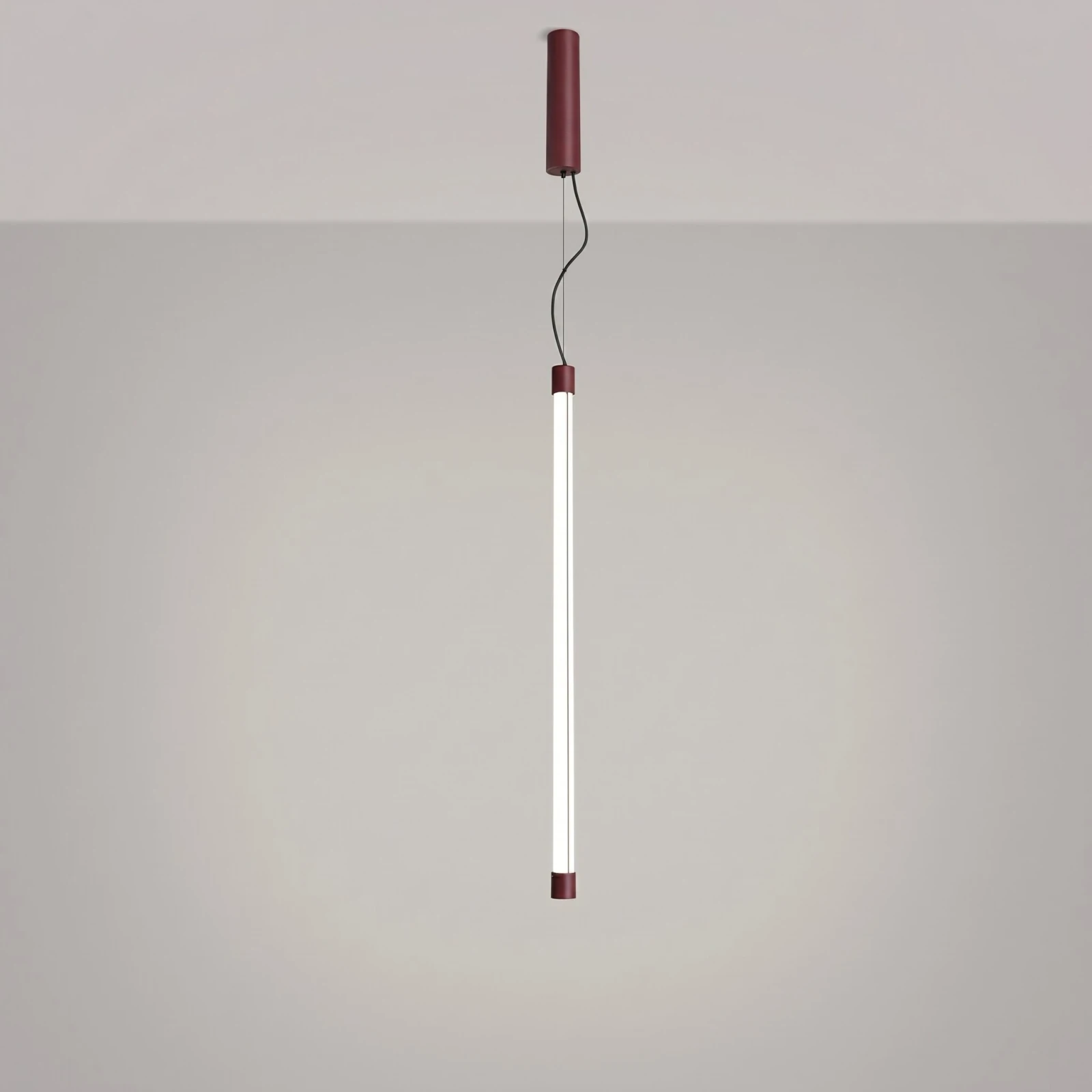 Pakabinamas LED šviestuvas 200 cm – linijinis, bordo, CRI98