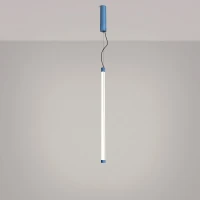 Pendant lamp 18.6W – linear, azure, CRI98 - Image 1