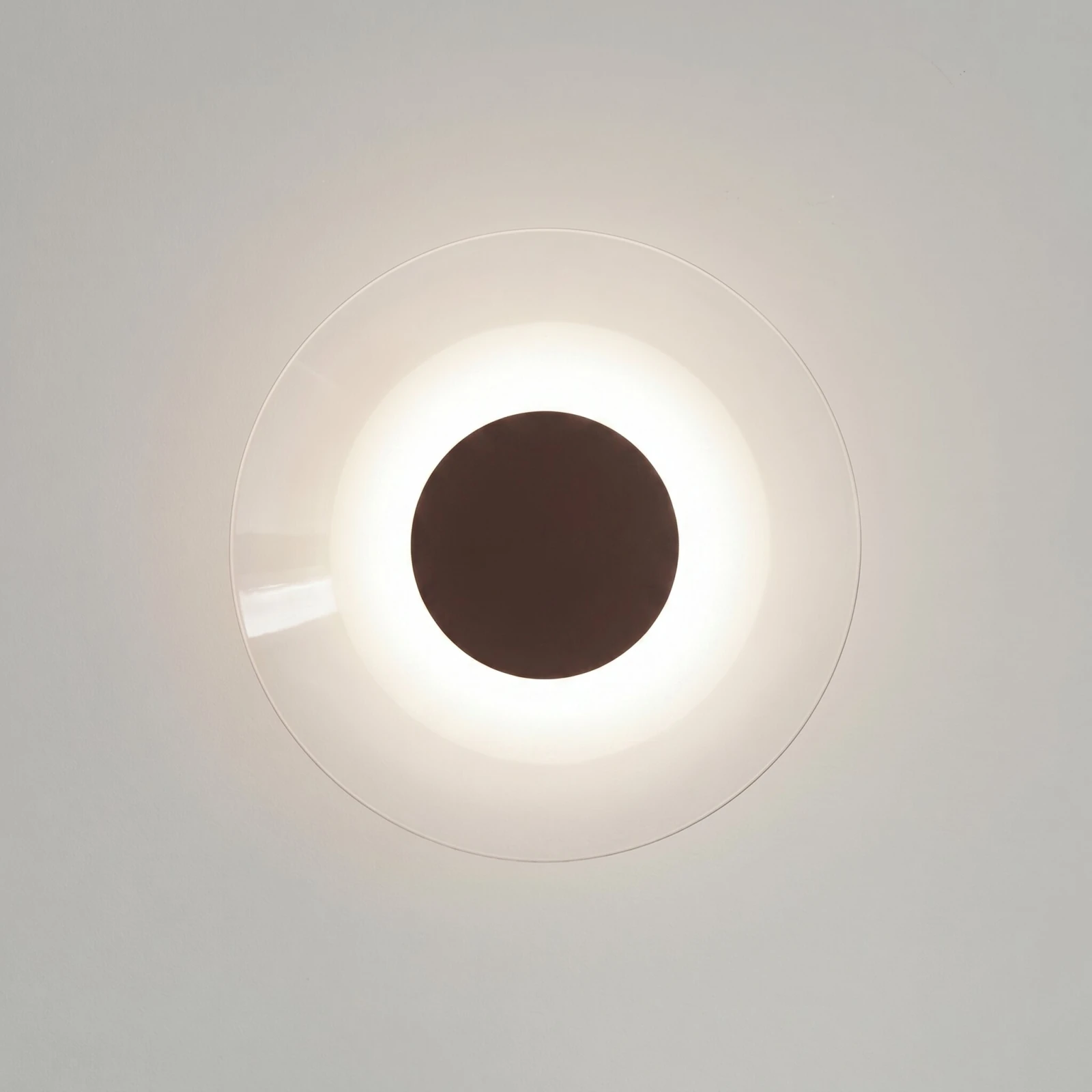 Sieninis šviestuvas 28 cm – apvalus, smėlinis, LED 4000K