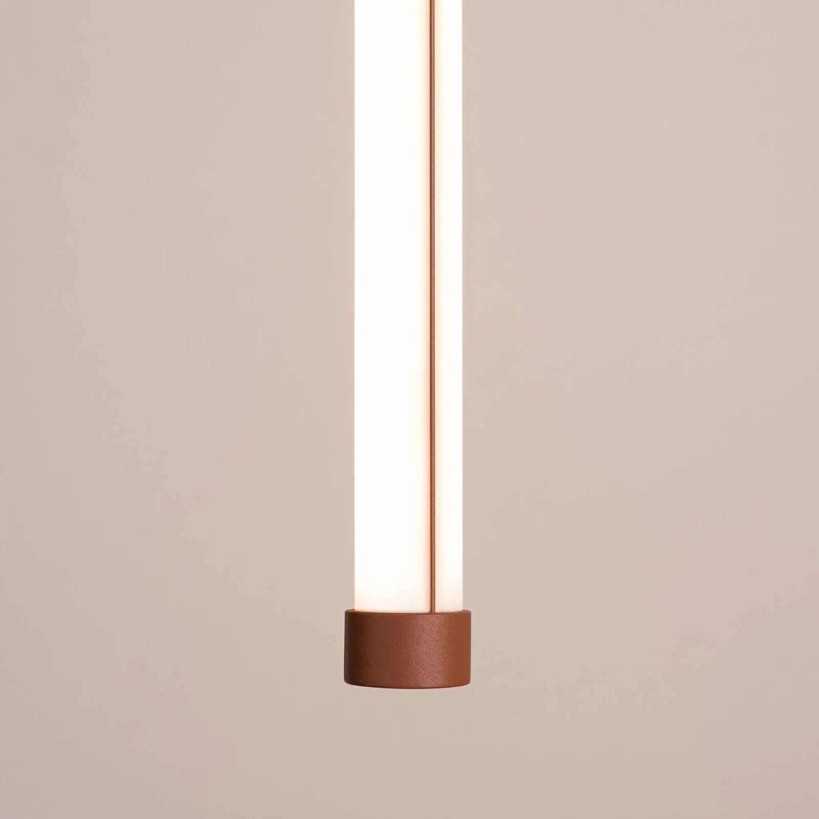 Pendant lamp 18.2W – linear, mocha, DALI dimmable