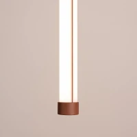 Pendant lamp 18.2W – linear, mocha, DALI dimmable - Image 5