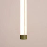 Pendant LED lamp 18.2W – linear, olive green, DALI - Image 5
