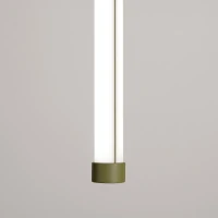 Pendant lamp 18.6W – linear, olive green, CRI98 - Image 5